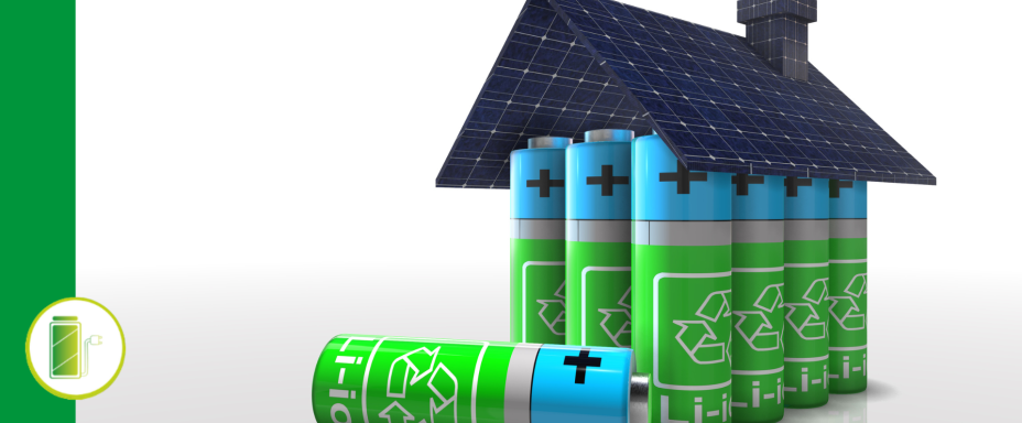 immagine casa con fotovoltaico e batterie accumulo